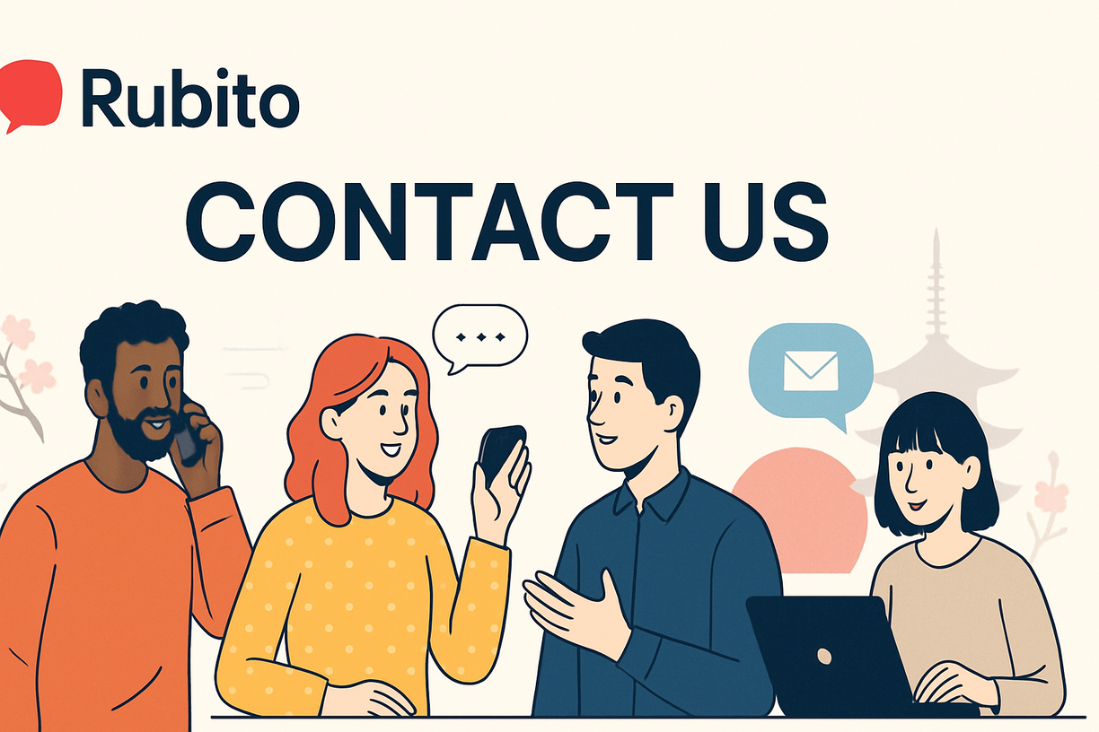 Rubito contact support illustration